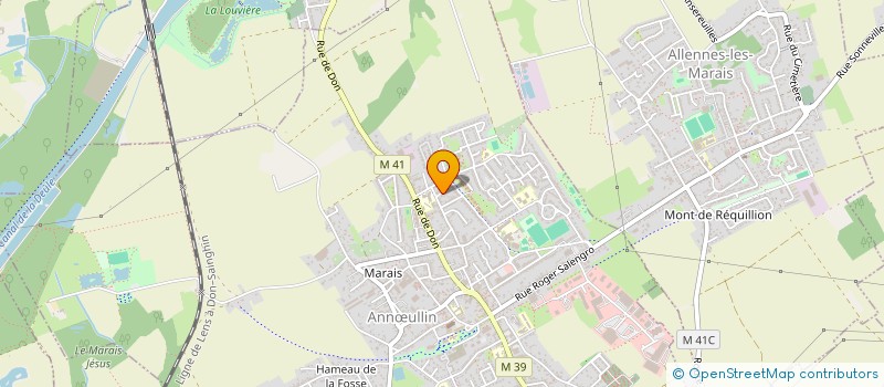 localisation de l'entreprise MONSIEUR KEVIN BUISSART  ANNULLIN