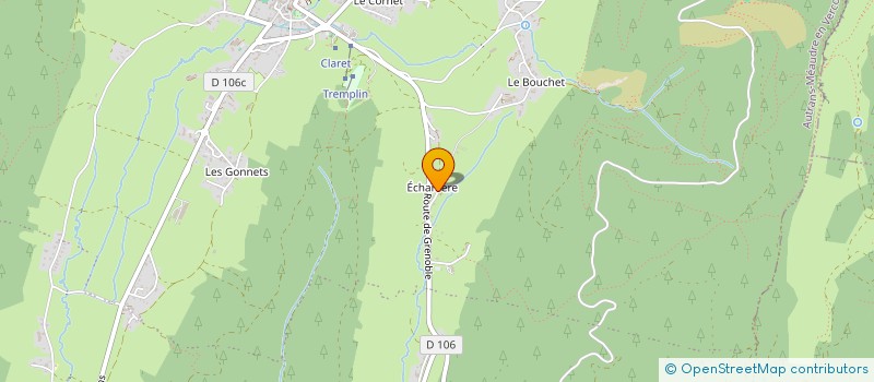 localisation de l'entreprise MONSIEUR KEVIN BUISSON à AUTRANS-MEAUDRE EN VERCORS