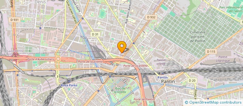 localisation de l'entreprise MONSIEUR KEVIN BUONOMO  AUBERVILLIERS