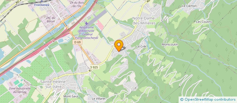 localisation de l'entreprise MONSIEUR KEVIN BURDIN  NOTRE-DAME-DES-MILLIERES