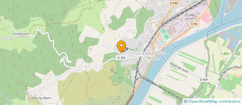 localisation de l'entreprise MONSIEUR KEVIN BURDZY  LA VOULTE-SUR-RHONE