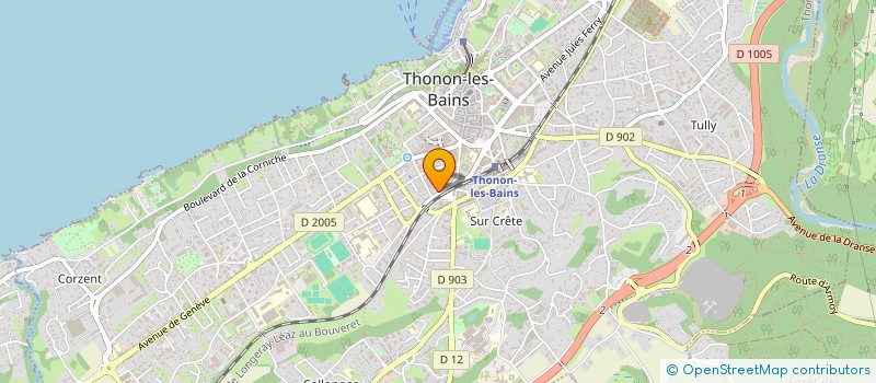 localisation de l'entreprise MONSIEUR KEVIN BURNET à THONON-LES-BAINS