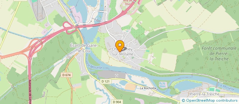 localisation de l'entreprise MONSIEUR KEVIN BUSY  CHAUDENEY-SUR-MOSELLE