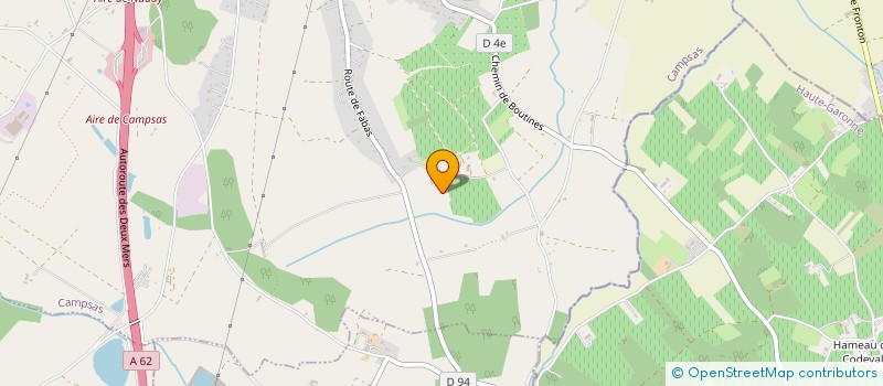 localisation de l'entreprise MONSIEUR KEVIN CADEAU  CAMPSAS