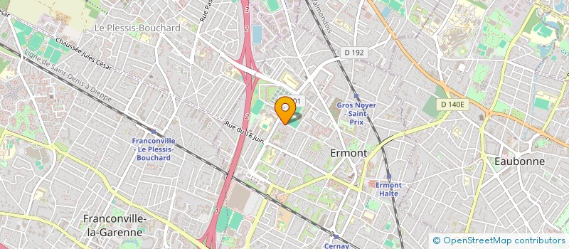 localisation de l'entreprise MONSIEUR KEVIN CADET  ERMONT