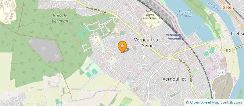 localisation de l'entreprise MONSIEUR KEVIN CAENEN  VERNEUIL-SUR-SEINE