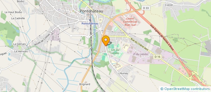 localisation de l'entreprise MONSIEUR KEVIN CAILLON  PONTCHATEAU