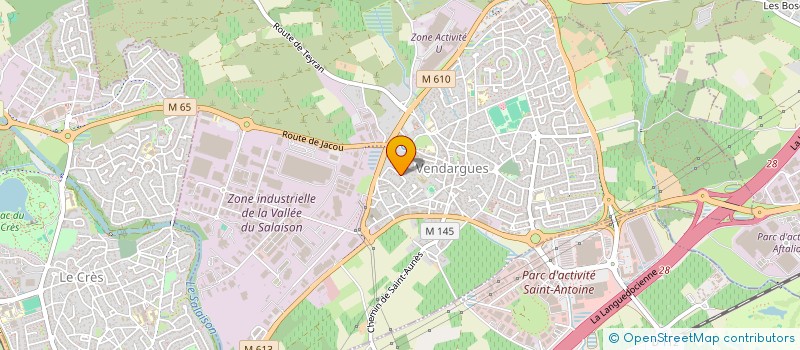 localisation de l'entreprise MONSIEUR KEVIN CAIZERGUES à VENDARGUES