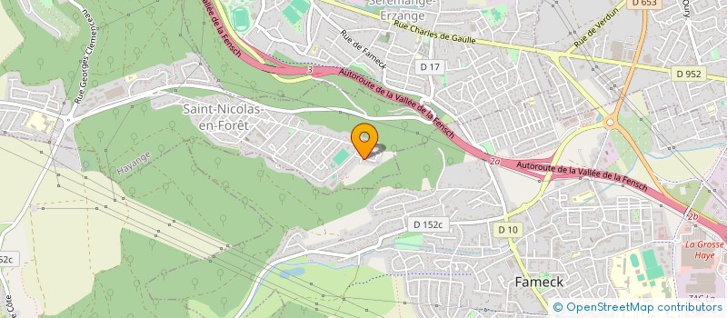 localisation de l'entreprise MONSIEUR KEVIN CALMES  HAYANGE