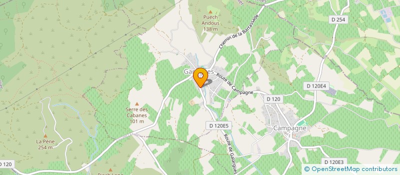 localisation de l'entreprise MONSIEUR KEVIN CAPELLE  CAMPAGNE