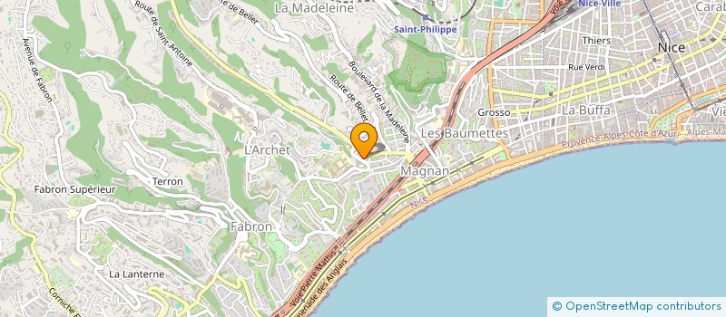 localisation de l'entreprise MONSIEUR KEVIN CAPOCCETTI  NICE