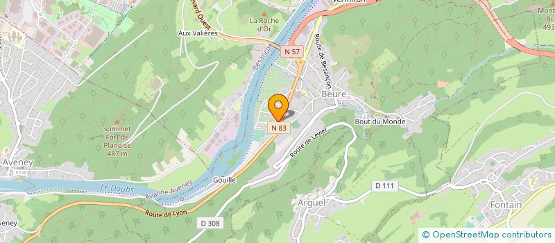 localisation de l'entreprise MONSIEUR KEVIN CAPPELIEZ  BEURE