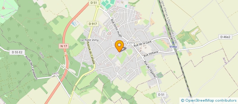 localisation de l'entreprise MONSIEUR KEVIN CAPPELLIN à VIMY