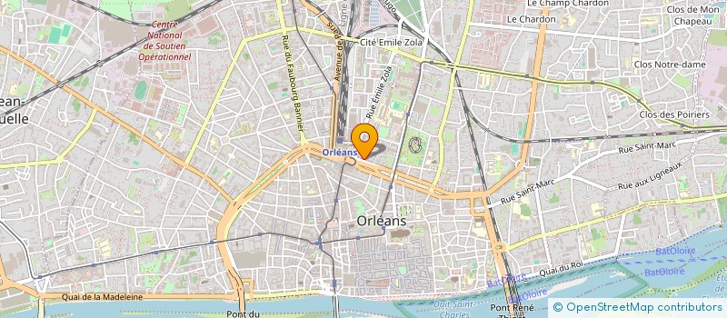 localisation de l'entreprise MONSIEUR KEVIN CAQUERET  ORLEANS
