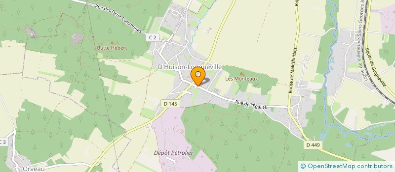 localisation de l'entreprise MONSIEUR KEVIN CARDOSO  D'HUISON-LONGUEVILLE