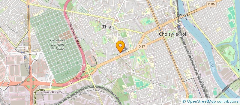 localisation de l'entreprise MONSIEUR KEVIN CARI  THIAIS