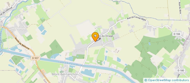 localisation de l'entreprise MONSIEUR KEVIN CARON  MONT-BERNANCHON