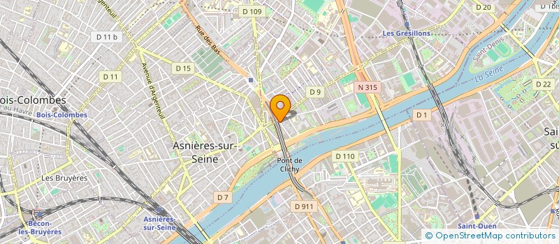 localisation de l'entreprise MONSIEUR KEVIN CARRE  ASNIERES-SUR-SEINE