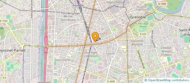 localisation de l'entreprise MONSIEUR KEVIN CARROT à GRENOBLE