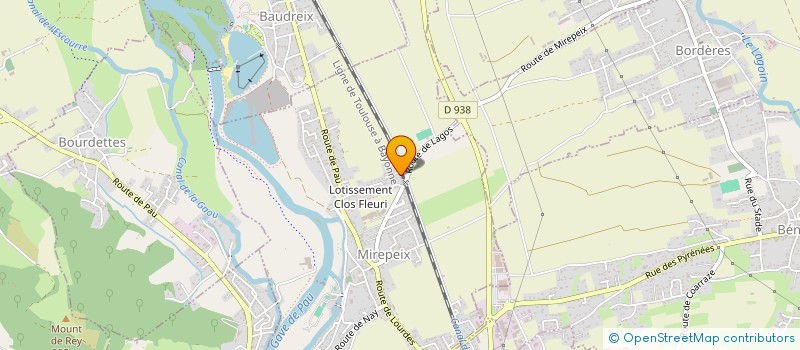 localisation de l'entreprise MONSIEUR KEVIN CARTRON  MIREPEIX