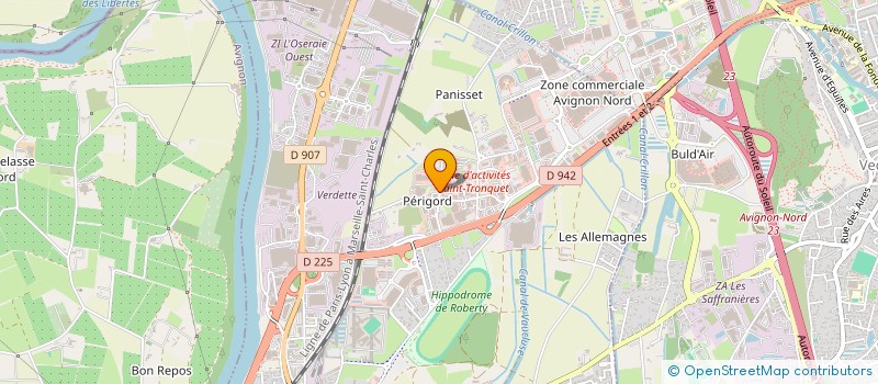 localisation de l'entreprise MONSIEUR KEVIN CASELLES  LE PONTET