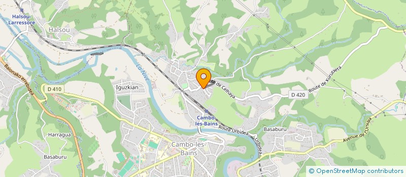 localisation de l'entreprise MONSIEUR KEVIN CASTERAA  CAMBO-LES-BAINS