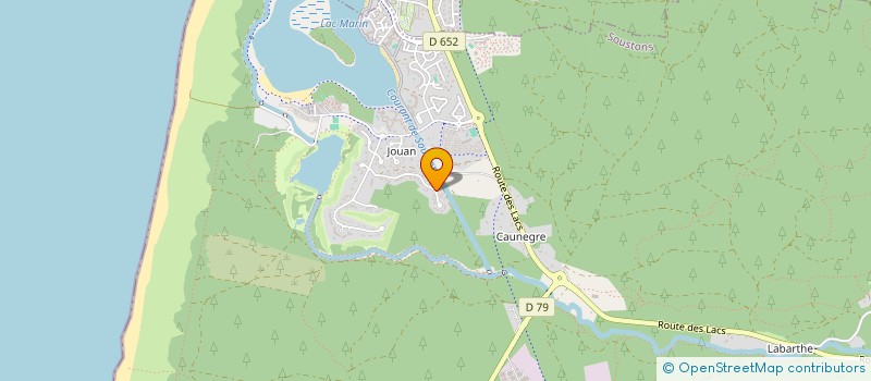 localisation de l'entreprise MONSIEUR KEVIN CASTRA  SOUSTONS