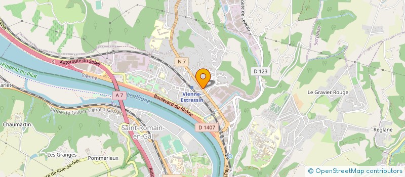 localisation de l'entreprise MONSIEUR KEVIN CASTRO  VIENNE