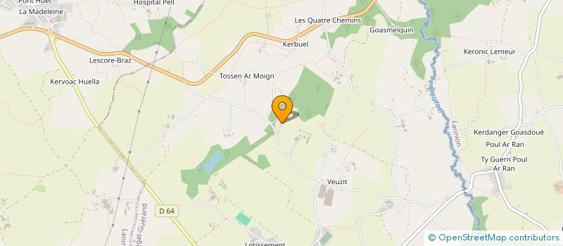 localisation de l'entreprise MONSIEUR KEVIN CAVALAN à LANMEUR