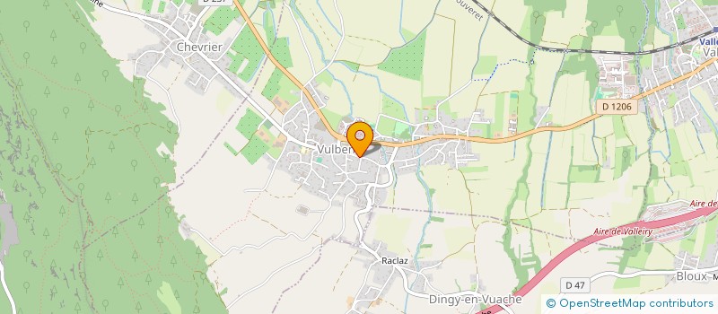 localisation de l'entreprise MONSIEUR KEVIN CAVIC  VULBENS