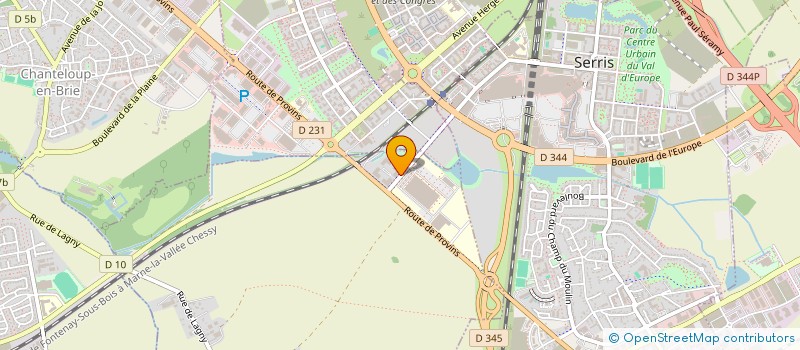 localisation de l'entreprise MONSIEUR KEVIN CAYRAN  JOSSIGNY