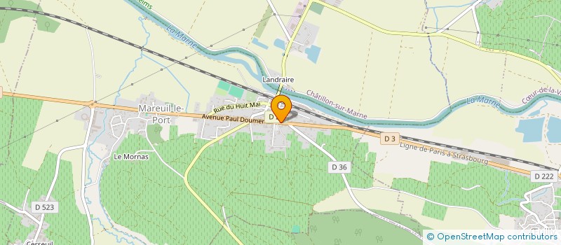 localisation de l'entreprise MONSIEUR KEVIN CAZELLY  MAREUIL-LE-PORT