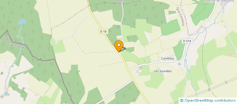 localisation de l'entreprise MONSIEUR KEVIN CELLIER  IGNY-COMBLIZY