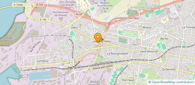 localisation de l'entreprise MONSIEUR KEVIN CERVEAUX  LA ROCHELLE