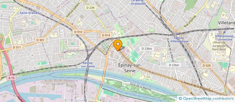 localisation de l'entreprise MONSIEUR KEVIN CESAIRE  EPINAY-SUR-SEINE
