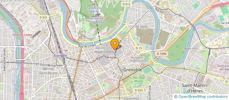 localisation de l'entreprise MONSIEUR KEVIN CESTELE  GRENOBLE