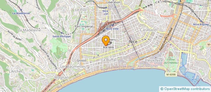 localisation de l'entreprise MONSIEUR KEVIN CHAILLET--GEORGES  NICE