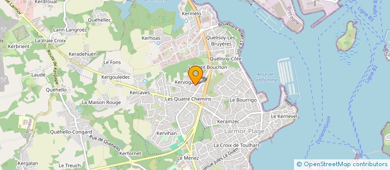 localisation de l'entreprise MONSIEUR KEVIN CHAMAYOU  LARMOR-PLAGE