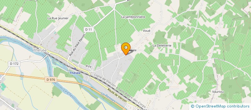 localisation de l'entreprise MONSIEUR KEVIN CHAMBARET  THESEE