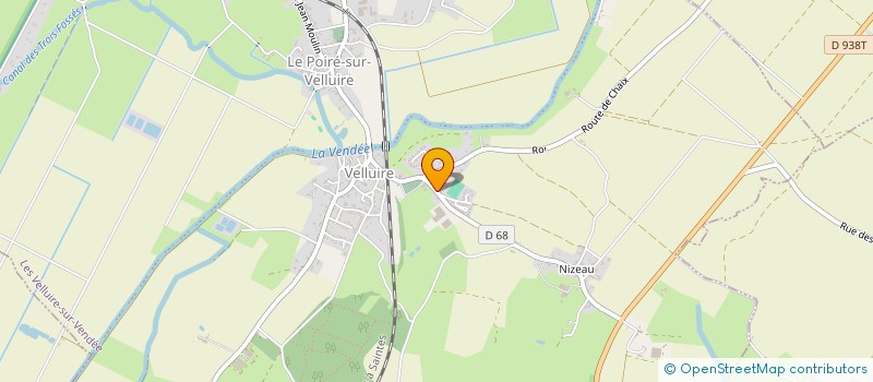 localisation de l'entreprise MONSIEUR KEVIN CHAMPEROUX  VELLUIRE-SUR-VENDEE(LES)