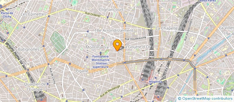 localisation de l'entreprise MONSIEUR KEVIN CHANCE  PARIS