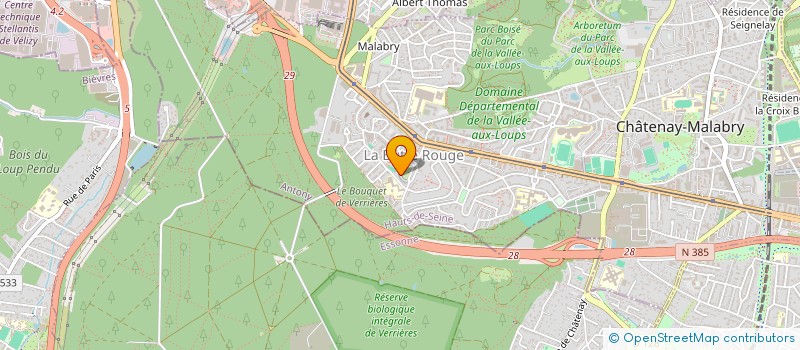 localisation de l'entreprise MONSIEUR KEVIN CHANDOUINEAU  CHATENAY-MALABRY