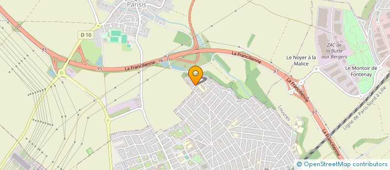 localisation de l'entreprise MONSIEUR KEVIN CHAPLICE  GOUSSAINVILLE