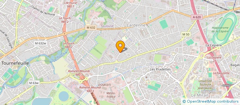 localisation de l'entreprise MONSIEUR KEVIN CHAPUZET à TOULOUSE