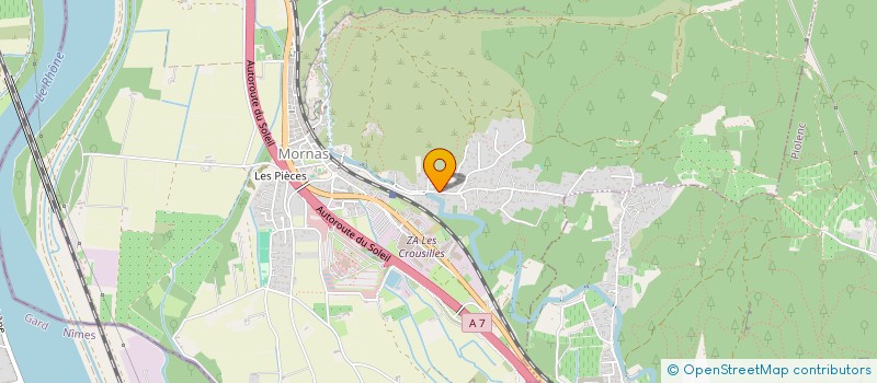 localisation de l'entreprise MONSIEUR KEVIN CHAREUNSOUK  MORNAS