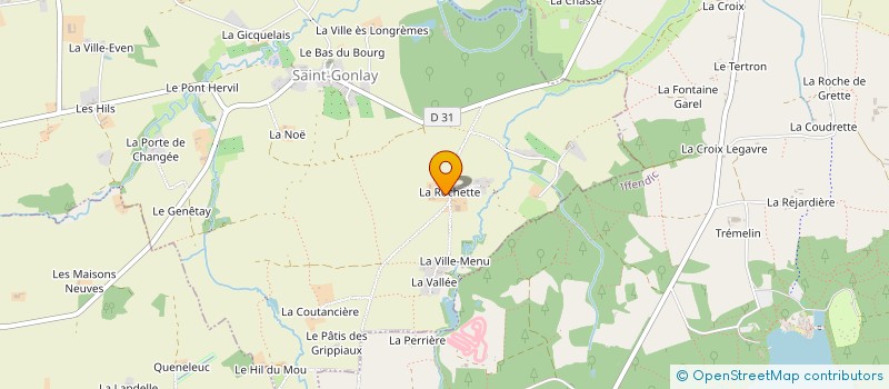 localisation de l'entreprise MONSIEUR KEVIN CHARNAY  SAINT-GONLAY