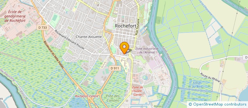 localisation de l'entreprise MONSIEUR KEVIN CHARRON  ROCHEFORT