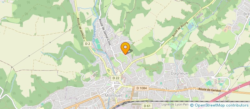 localisation de l'entreprise MONSIEUR KEVIN CHASSAGNEUX  DAGNEUX