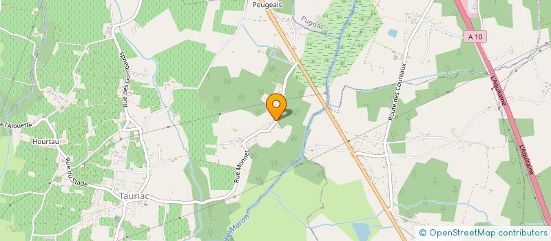 localisation de l'entreprise MONSIEUR KEVIN CHATENET  TAURIAC