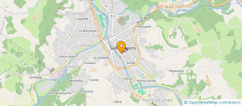 localisation de l'entreprise MONSIEUR KEVIN CHAUDY à SAINT-GIRONS